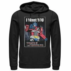 Licensed Character Men's Transformers Optimus Prime I Want You Hoodie