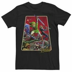 Licensed Character Men's Zelda Link Battle Shot Tee