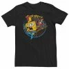 Licensed Character Men's Spongebob I Wanna Rock Circle Portrait Tee -Licensed Character Shop unnamed file 43984