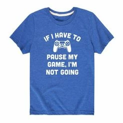 Licensed Character Boys 8-20 Have To Pause Tee Blue