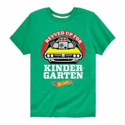 Licensed Character Boys 8-20 Hot Wheels Revved Kindergarten Graphic Tee Green -Licensed Character Shop unnamed file 44032