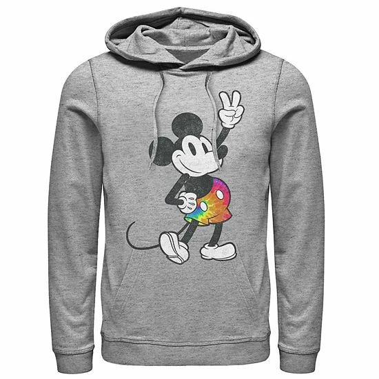 Licensed Character Mens Disney Mickey & Friends Mickey Tie Dye Pants Portrait Hoodie 3 Licensed Character Mens Disney Mickey & Friends Mickey Tie Dye Pants Portrait Hoodie
