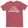 Licensed Character Men's Love Message Rainbow Text Tee 1 Licensed Character Men's Love Message Rainbow Text Tee -Licensed Character Shop unnamed file 44048