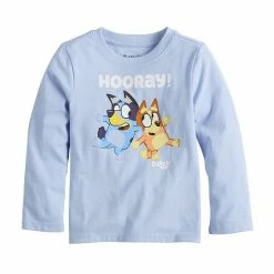 Licensed Character Boys 4-8 Bluey Long Sleeve Graphic Tee