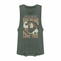 Licensed Character Disney's Villains Gaston The Day Your Dreams Come True Tank Top Charcoal -Licensed Character Shop unnamed file 44124