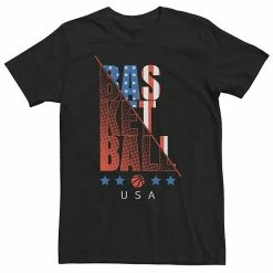 Licensed Character Big & Tall Basketball USA Stars & Stripes Tee