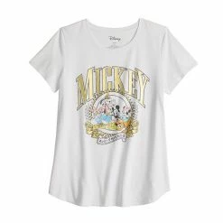 Licensed Character Disney's Mickey Mouse & Friends Women's Graphic Tee -Licensed Character Shop unnamed file 4422
