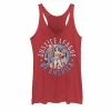 Licensed Character Juniors' DC Comics Fourth Of July Group Shot Justice League Circle Tank Red Heather -Licensed Character Shop unnamed file 44226