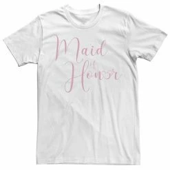 Licensed Character Disney's Mickey Mouse Maid Of Honor Juniors' Boyfriend Tee Black -Licensed Character Shop unnamed file 44253