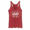 Licensed Character Disney's Cruella Juniors' Red Lips Logo Tank Pink Heather -Licensed Character Shop unnamed file 44275
