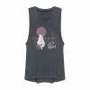 Licensed Character Disney's The Aristocats Juniors' Duchess And Thomas In Paris Muscle Tee Denim Heather -Licensed Character Shop unnamed file 44306