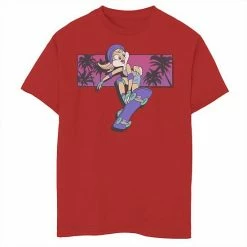 Licensed Character Boys 8-20 Looney Tunes Lola Bunny Skateboard Pose Graphic Tee Red -Licensed Character Shop unnamed file 44324