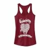Licensed Character Juniors' Star Wars Valentines Don't Fly Solo Ship Heart Tank Top -Licensed Character Shop unnamed file 44356