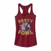 Licensed Character Juniors' Looney Tunes Daffy Duck Party Fowl Retro Graphic Tank -Licensed Character Shop unnamed file 44357