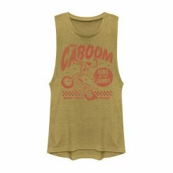 Licensed Character Juniors' Disney / Pixar Toy Story Duke Caboom Greatest Stuntman Muscle Tank Gold Heather