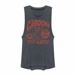 Licensed Character Juniors' Disney / Pixar Toy Story Duke Caboom Greatest Stuntman Muscle Tank Gold Heather -Licensed Character Shop unnamed file 44374
