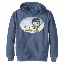 Licensed Character Boys 8-20 DC Comics The Penguin Jingle Bells Batman Smells Christmas Graphic Fleece Hoodie Black -Licensed Character Shop unnamed file 44396