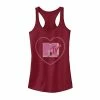 Licensed Character Juniors' MTV Distressed In A Heart Pink Logo Tank Top -Licensed Character Shop unnamed file 44415