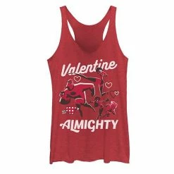 Licensed Character Juniors' Disney Pixar Incredibles Family Valentine Almighty Tank Raspberry