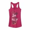 Licensed Character Juniors' Disney Mickey Classic Vintage Minnie Tank Red Heather