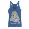 Licensed Character Juniors' Disney Alice In Wonderland Alice Simple Portrait Tank Indigo -Licensed Character Shop unnamed file 44479
