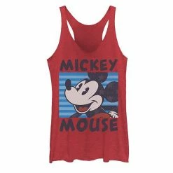 Licensed Character Juniors' Disney Mickey Mouse Comic Portrait Tank Raspberry -Licensed Character Shop unnamed file 44487