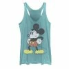 Licensed Character Disney's Mickey Mouse Juniors' Mightiest Mouse Poster Tank Top Tahiti Blue