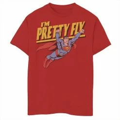 Licensed Character Boys 8-20 Superman Pretty Fly Retro Tee Royal -Licensed Character Shop unnamed file 44515
