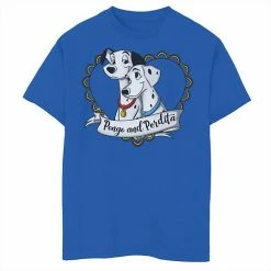 Licensed Character Boys 8-20 Disney 101 Dalmatians Pongo And Perdita Gradient Heart Tee Red -Licensed Character Shop unnamed file 44523