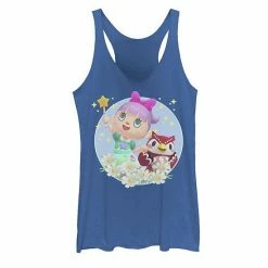 Licensed Character Juniors' Animal Crossing New Horizons Villager & Celeste Portrait Tank Top Royal Heather -Licensed Character Shop unnamed file 44534