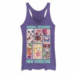 Licensed Character Juniors' Animal Crossing New Horizons Group Box Up Tank Top Banana