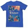 Licensed Character Men's Magic The Gathering Four Chars Poster Tee -Licensed Character Shop unnamed file 44540