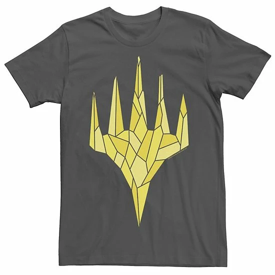 Licensed Character Men's Magic: The Gathering White Crystal Tee 3 Licensed Character Men's Magic: The Gathering White Crystal Tee