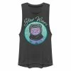 Licensed Character Juniors' Star Wars: The Rise Of Skywalker Babu Frik Muscle Tank Denim Heather -Licensed Character Shop unnamed file 44578