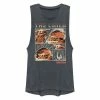 Licensed Character Juniors' Star Wars The Mandalorian The Child Aka Baby Yoda Collage Muscle Tank Charcoal -Licensed Character Shop unnamed file 44584