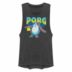 Licensed Character Juniors' Star Wars Porg Chewbacca Approved Comic Portrait Muscle Tank Top Gold Heather -Licensed Character Shop unnamed file 44630