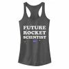 Licensed Character Juniors' NASA "Future Rocket Scientist" Tank Top Charcoal -Licensed Character Shop unnamed file 44638