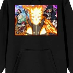 Licensed Character Men's Naruto Shippuden Nine Tails Hoodie -Licensed Character Shop unnamed file 4464