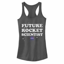 Licensed Character Juniors' NASA "Future Rocket Scientist" Tank Top Charcoal -Licensed Character Shop unnamed file 44640