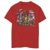 Licensed Character Boys 8-20 Nintendo Zelda The Windwaker Group Shot Graphic Tee Red