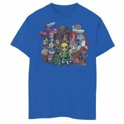 Licensed Character Boys 8-20 Nintendo Zelda The Windwaker Group Shot Graphic Tee Red -Licensed Character Shop unnamed file 44644