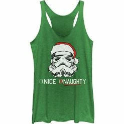 Licensed Character Juniors' Star Wars Stormtrooper "Nice Or Naughty" Christmas Tank Envy -Licensed Character Shop unnamed file 44670