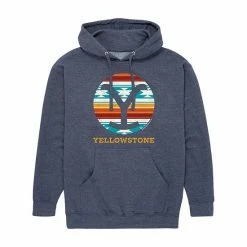 Licensed Character Men's Yellowstone Western Blanket Hoodie Grey -Licensed Character Shop unnamed file 4468