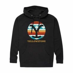 Licensed Character Men's Yellowstone Western Blanket Hoodie Grey -Licensed Character Shop unnamed file 4470
