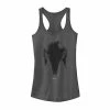 Licensed Character Juniors' Star Wars The Mandalorian Metallic Helmet Tank Charcoal -Licensed Character Shop unnamed file 44709
