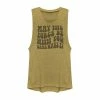 Licensed Character Juniors' Star Wars Vintage Word Stack Muscle Gold Heather -Licensed Character Shop unnamed file 44713