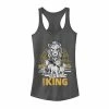 Licensed Character Juniors' Disney's The Lion King Group Shot Sketched Tank Top Charcoal -Licensed Character Shop unnamed file 44749