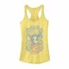 Licensed Character Juniors' Disney's Aladdin Vintage Group Shot Quote Tank Top Banana -Licensed Character Shop unnamed file 44755