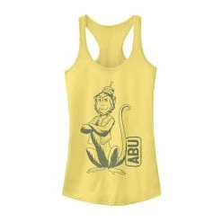 Licensed Character Juniors' Disney's Aladdin Abu Side Kick Tank Top Banana -Licensed Character Shop unnamed file 44760