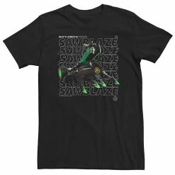 Licensed Character Big & Tall BattleBots Sawblaze Portrait Overlay Tee